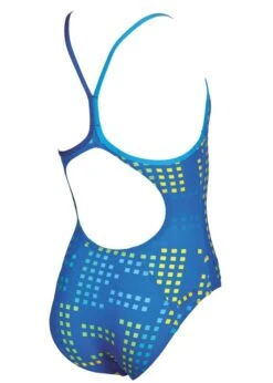Arena Neon Junior Girls Swimsuit - Blue / Turquoise 7 Arena Neon Junior Girls Swimsuit - Blue / Turquoise -Swimsuit Store 000097817 neon jr one piece d