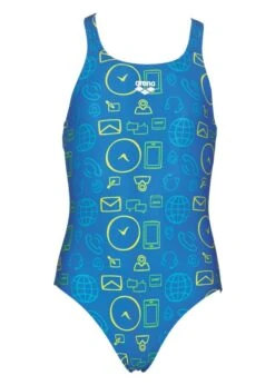 Arena Gadget Girls Swimsuit - Blue -Swimsuit Store 000102817 gadget jr one piece l a