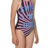 Arena Girls Swim And Roll Swimsuit Black