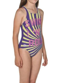 Arena Girls Swim And Roll Swimsuit Mirtilla -Swimsuit Store 001314 989