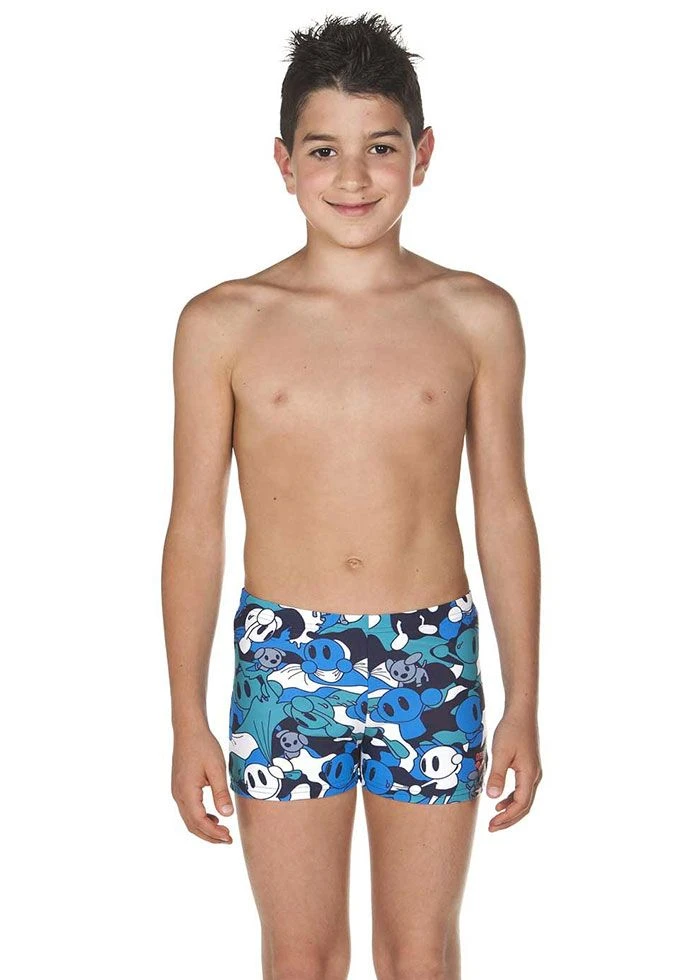 Arena Boys Camo Kun Swim Shorts Navy 5 Arena Boys Camo Kun Swim Shorts Navy - Image 5