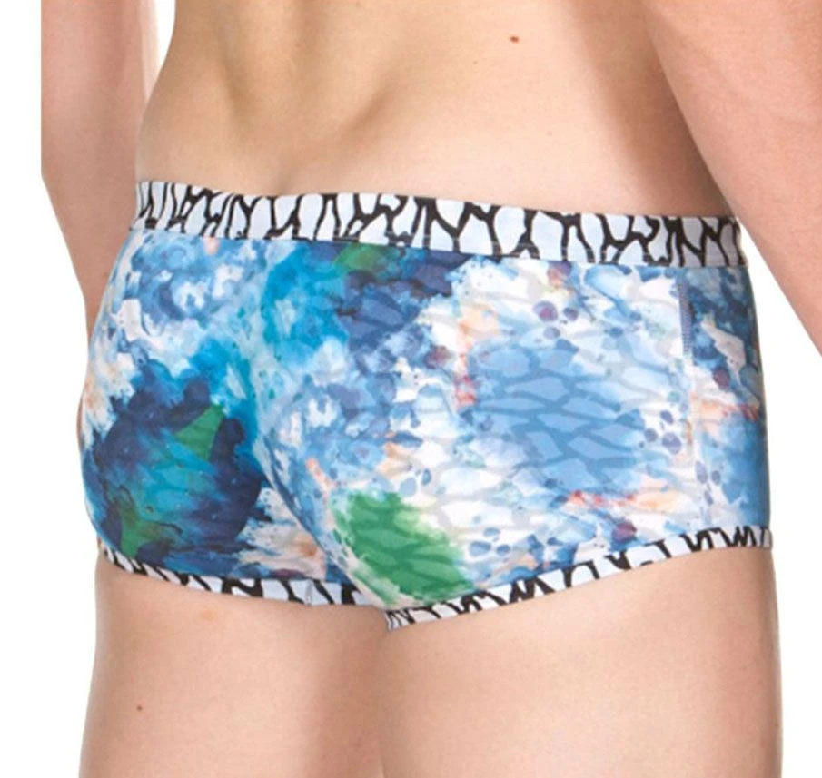 Arena Upside Down Reversible Low Waist Short - White / Multi 6 Arena Upside Down Reversible Low Waist Short - White / Multi - Image 6