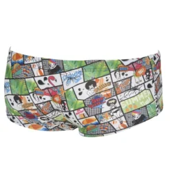 Arena Summer Comics Low Waist Short- Green / Multi 6 Arena Summer Comics Low Waist Short- Green / Multi -Swimsuit Store 001744 661 m summer comics low waist short 004 br s 1