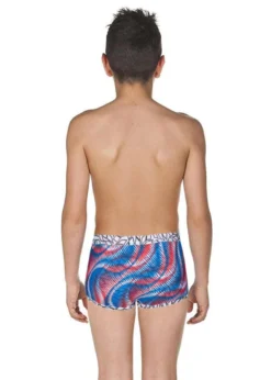 Arena Boy's Spirograph Reversible Low Waist Short - Black / Multi -Swimsuit Store 002274 500 m spirograph reversible low waist short 006 b s