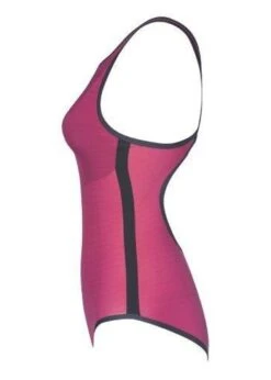 Arena Women's Carbon Duo Top - Pink Peacock -Swimsuit Store 002757 465 w pwskin carbon duo top 007 l s