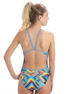 Uglies Girls Kaleidoscope String Back Swimsuit 7 Uglies Girls Kaleidoscope String Back Swimsuit -Swimsuit Store 0310kale 445 2