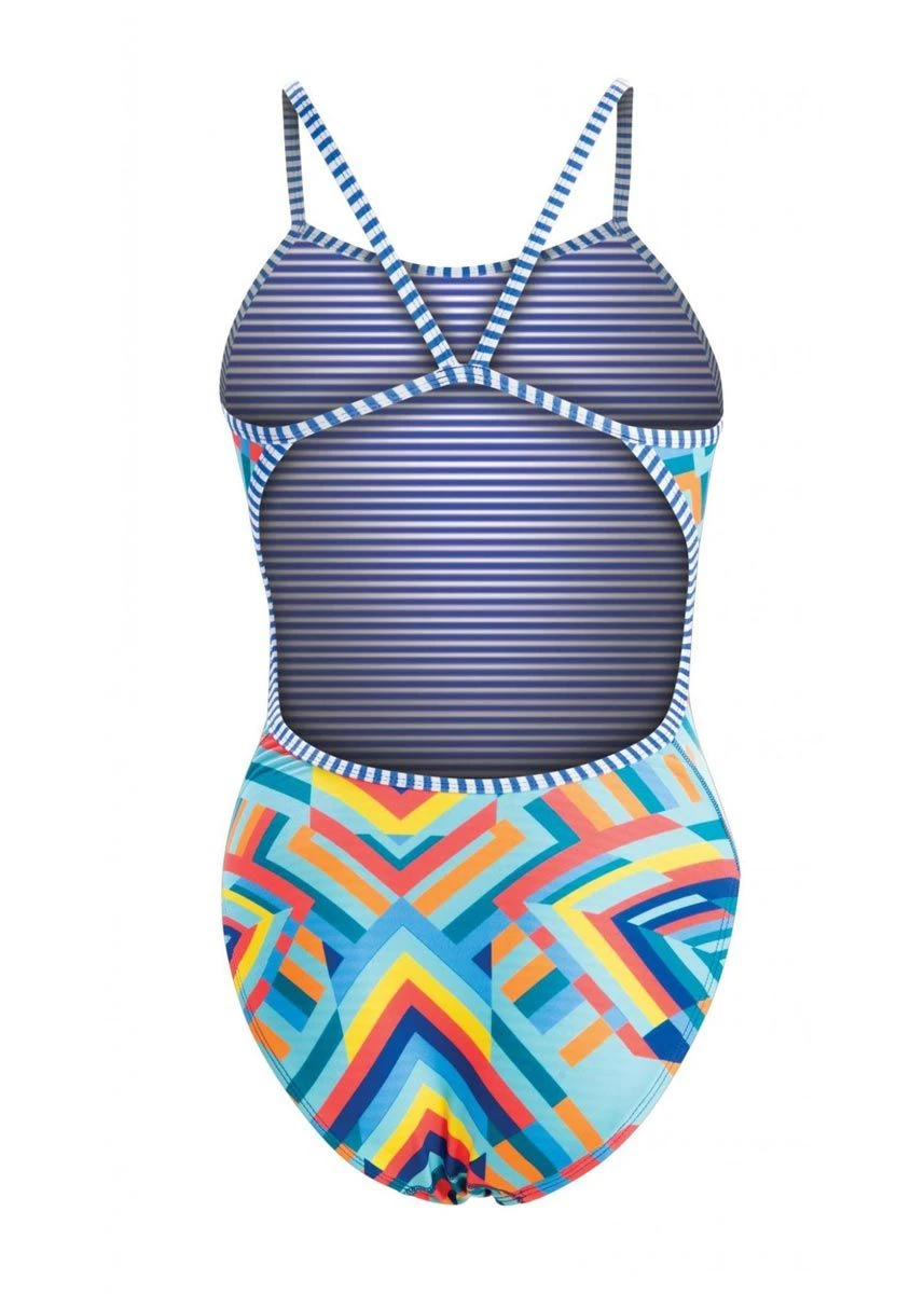Uglies Girls Kaleidoscope String Back Swimsuit 2 Uglies Girls Kaleidoscope String Back Swimsuit - Image 2