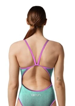 Akron Girl's Moon Swimsuit - Blue