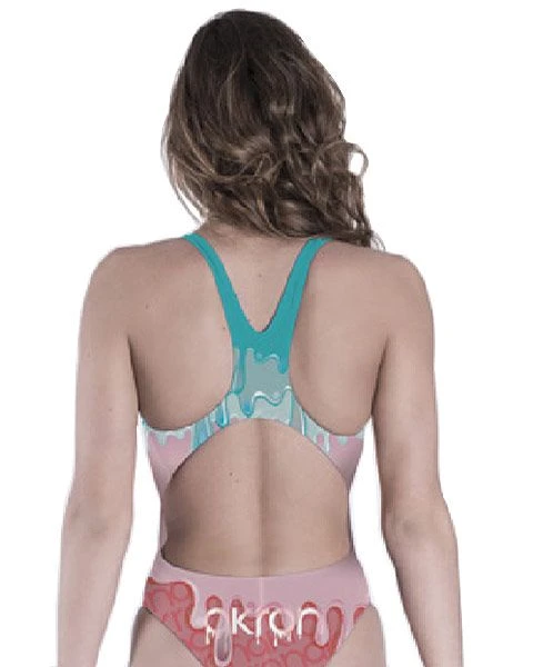 Akron Girl's Paint 2 Swimsuit - Multi 2 Akron Girl's Paint 2 Swimsuit - Multi - Image 2