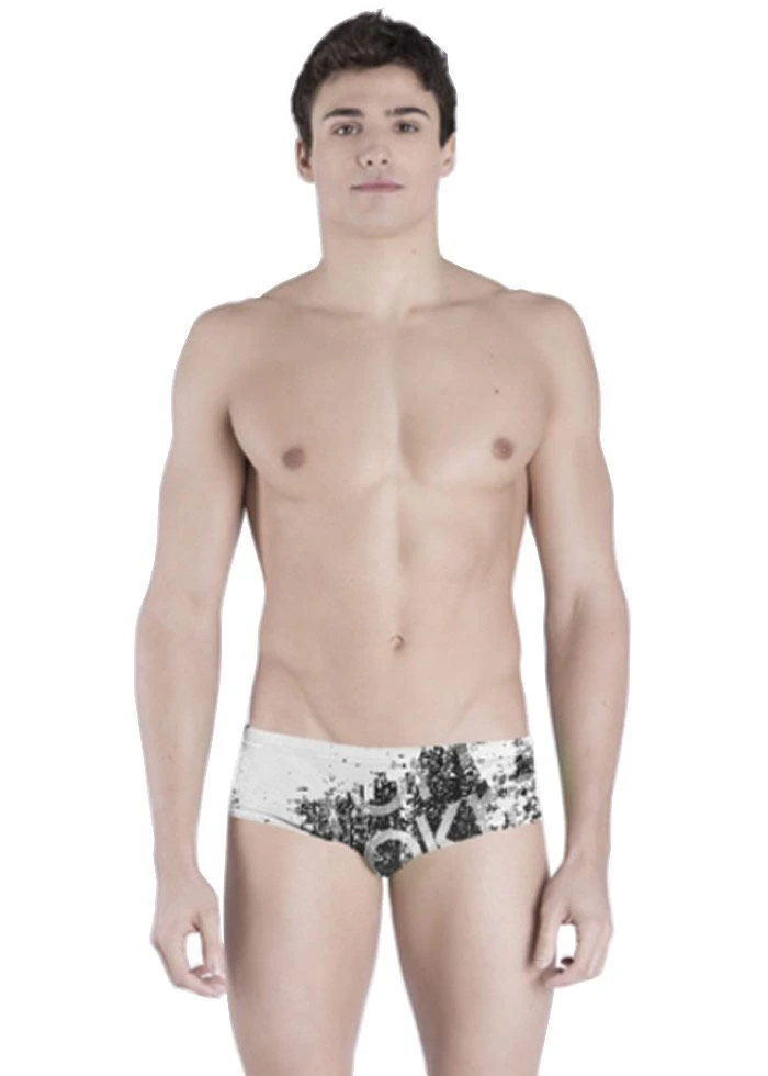 Akron Boy's Dub Trunk - White / Black 1 Akron Boy's Dub Trunk - White / Black