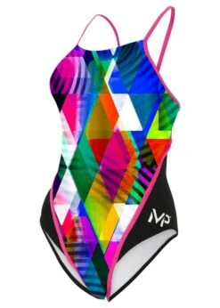 MP Michael Phelps Girls Zuglo Racerback Swimsuit