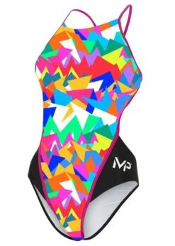 MP Michael Phelps Girls Belvaros Openback Swimsuit
