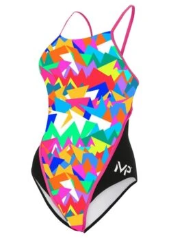 MP Michael Phelps Girls Belvaros Racerback Swimsuit