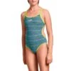Aquafeel Girls Blue Horizon V-Back Swimsuit