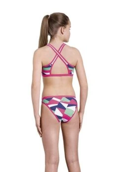 Aquafeel Girl's Digital Splash Mini-Cross Back Swim Bikini -Swimsuit Store 25527 01 17 11 02