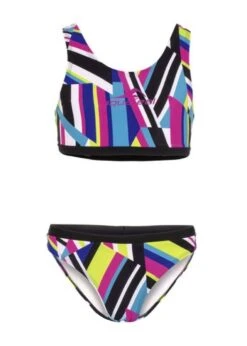 Aquafeel Girl's Stripe Confusion Racerback Bikini