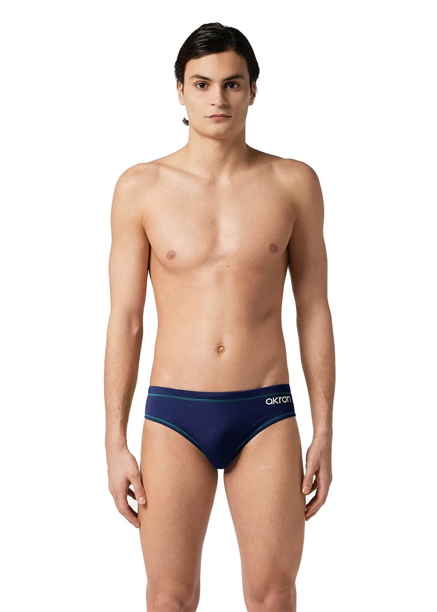 Akron Addison Evo Bicolour Brief - Navy Blue/ White 1 Akron Addison Evo Bicolour Brief - Navy Blue/ White
