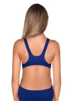 Akron Girl's Babbit Evo Bicolour Reversible Swimsuit - Grey / Blue -Swimsuit Store 447 9166