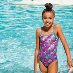 Zoggs Girl's Garden Party Yaroomba Floral Swimsuit -Swimsuit Store 5448200 2