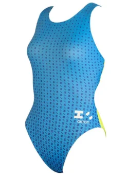 Akron Girls Babbitt 4 Colours Swimsuit - Sky Blue / Yellow -Swimsuit Store 687 fant7 02 1