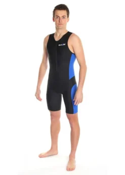 Dare2Tri Men's Tri-Suit - Black / Blue -Swimsuit Store 7207 blue 1
