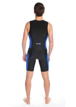 Dare2Tri Men's Tri-Suit - Black / Blue -Swimsuit Store 7207 blue