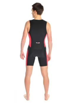 Dare2Tri Men's Tri-Suit - Black / Red -Swimsuit Store 7207 red