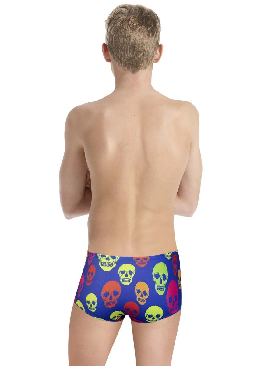 Turbo Boy's Skull Colours Super Tank Trunks - Blue 2 Turbo Boy's Skull Colours Super Tank Trunks - Blue - Image 2