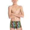 Turbo Boy's Tribal Super Tank Trunks - Multicoloured