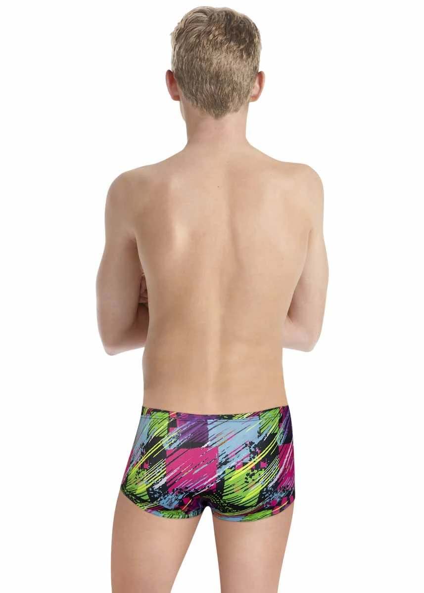 Turbo Boy's Square Flu Super Tank Trunks - Multicoloured 2 Turbo Boy's Square Flu Super Tank Trunks - Multicoloured - Image 2