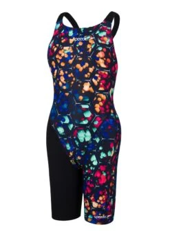 Speedo Girl's Fastskin Junior Endurance+ Kneesuit - Black / Beautiful Blue