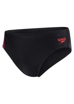 Speedo Placement 7cm Brief - Black / Chroma Blue / Lava Red 11 Speedo Placement 7cm Brief - Black / Chroma Blue / Lava Red -Swimsuit Store 8 09739c725