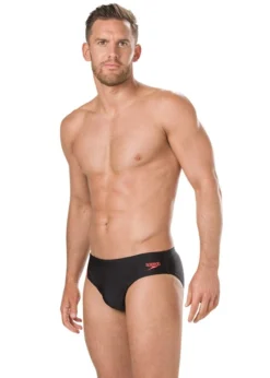Speedo Placement 7cm Brief - Black / Chroma Blue / Lava Red 8 Speedo Placement 7cm Brief - Black / Chroma Blue / Lava Red -Swimsuit Store 8 09739c725 b
