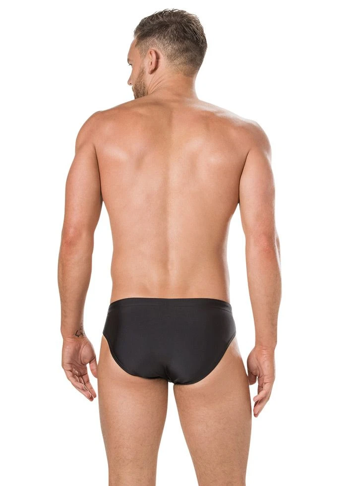 Speedo Placement 7cm Brief - Black / Chroma Blue / Lava Red 2 Speedo Placement 7cm Brief - Black / Chroma Blue / Lava Red - Image 2
