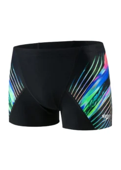 Speedo Echo Focus Placement Digital V Aquashort- Black/Lava Red/ Fluo Green -Swimsuit Store 8 10850d189 1