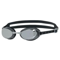 Speedo Aquapure Mirror Goggles - Black / Silver / Chrome