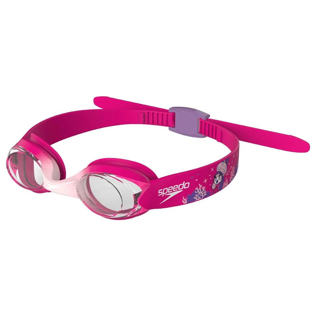 Speedo Infant Illusion Goggles - Electric Pink/Sweet Taro/Blossom 1 Speedo Infant Illusion Goggles - Electric Pink/Sweet Taro/Blossom