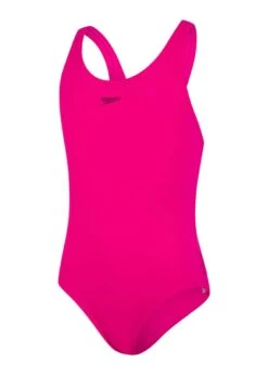 Speedo Girl's Essential Endurance+ Medalist Swimsuit - Electric Pink 5 Speedo Girl's Essential Endurance+ Medalist Swimsuit - Electric Pink -Swimsuit Store 8 12516b495
