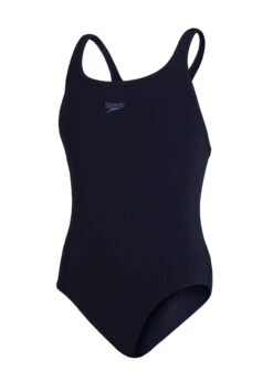 Speedo Girl's Essential Endurance+ Medalist Swimsuit - True Navy -Swimsuit Store 8 12516d740 y1