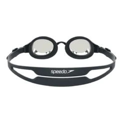 Speedo Hydropure Mirrored Goggles - Black/Chrome -Swimsuit Store 8 12668a273 y2