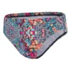 Speedo Psychedelic Dreams 5cm Allover Brief - Black / Bright Zest / Neon Orchid