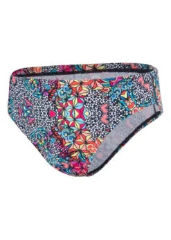 Speedo Psychedelic Dreams 5cm Allover Brief - Black / Bright Zest / Neon Orchid