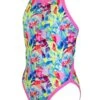 Turbo Girl's Broken Hearts Swimsuit - Pink