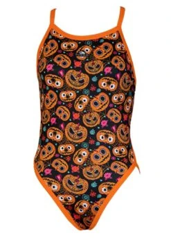 Turbo Girl's Happy Hallo Swimsuit - Orange -Swimsuit Store 83104030 0014 3 1