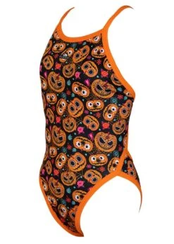 Turbo Girl's Happy Hallo Swimsuit - Orange