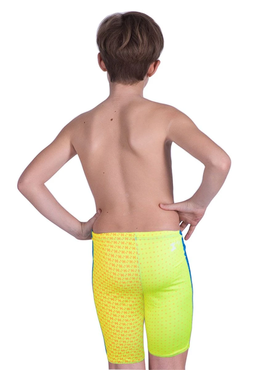 Akron Boys Jamboree Jammers - Sky Blue / Yellow 2 Akron Boys Jamboree Jammers - Sky Blue / Yellow - Image 2