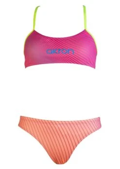 Akron Girls Belari Swim Bikini - Pink -Swimsuit Store 911 1001 01 1