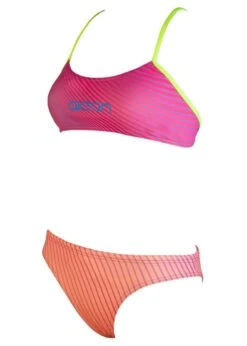 Akron Girls Belari Swim Bikini - Pink -Swimsuit Store 911 1001 02 1