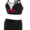 Aquasphere Girls Kobi 2 Piece Swimsuit - Black / Pink