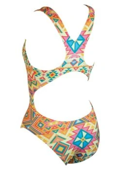 Akron Girls Incas Swimsuit - Yellow -Swimsuit Store 947 1001 03 1